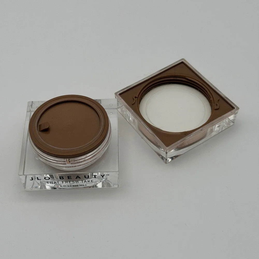 JLO BEAUTY That Fresh Take‎ Eye Cream 0.5 fl oz 15 mL Set of 2 Rose Gold Jars